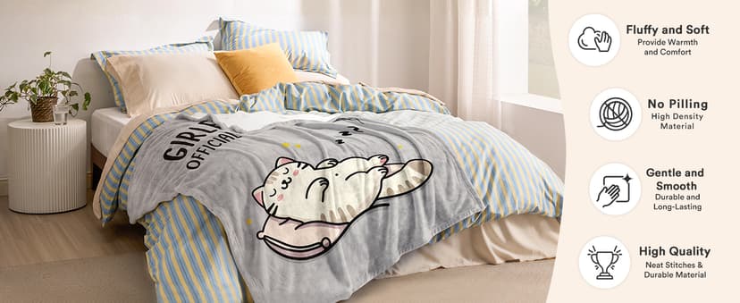 SteadStyle Gifts for Girlfriend from Boyfriend - Gifts for Her Blanket, Girlfriend Christmas Birthday Gift Ideas, Anniversary Wedding Gift for Women, Romantic Valentines Present for Her 60"X 50"