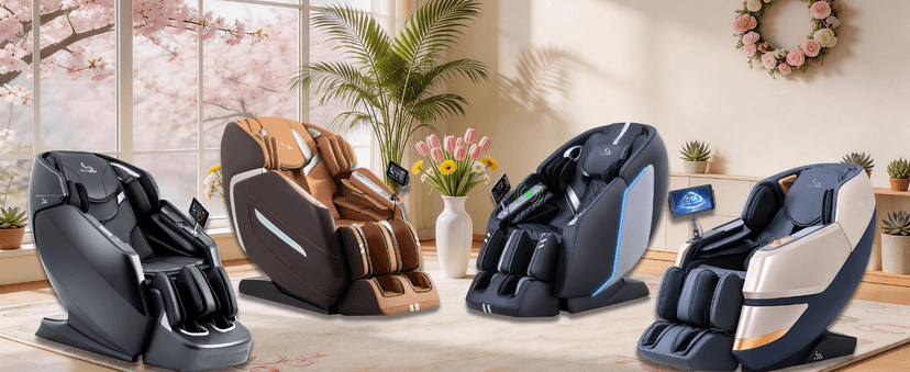MassaMAX 2026 4D Massage Chair, Full Body Recliner with OTA Cloud Tech, Deep Yoga Stretch, 27 Auto Modes, 55" SL Track, APP & AI Voice Control, Auto Footrest, Zero Gravity, and Heating for Relaxation