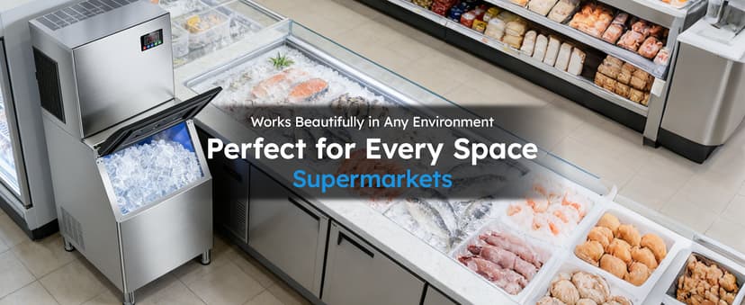 Commercial Ice Maker Machine, 680LBS/24H Ice Production with 560LBS Storage Bin, Industrial Ice Machine with Self-Cleaning, 12 Adjustable Ice Thickness Levels, Stainless Steel