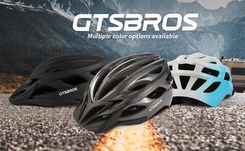 Bike Helmet with Visor for Men Women – Lightweight Road & Mountain Bicycle Helmet – Adjustable Adult Cycling Helmet for Commuting, MTB & E-Bike, CPSC Certified