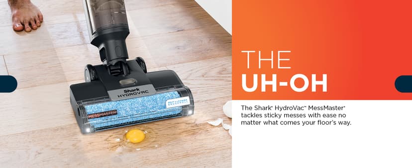 Shark HydroVac MessMaster Wet Dry Vacuum Cleaner, Cordless, 3-in-1 Vacuum Mop All in One & Self-Cleaning System, Lightweight, Powerful Suction, for Hard Floors & Area Rugs, Stone, WD261,Rose Gold