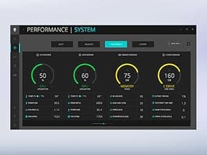 Alienware Aurora Gaming Desktop ACT1250 - Intel Core Ultra 9 285 Processor, Liquid Cooled, NVIDIA GeForce RTX 5080, 32GB DDR5 RAM, 1TB SSD, 1000W Platinum Rated PSU, Win 11 Home - Clear Panel