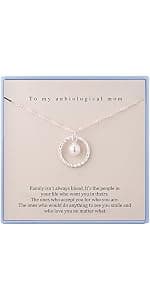 Burning Love Mother in Law Necklace Mom Gifts Mother Daughter Necklace Sterling Silver Circle Necklaces for Mother in Law Gifts Christmas Holiday Jewelry
