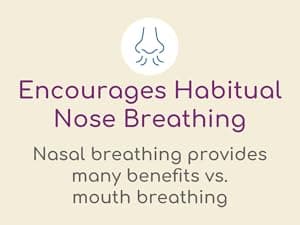 Breathe Baby Pacifier – Patented Design for Natural Oral & Facial Development - BPA-Free, Latex-Free, Pediatrician Developed - Dishwasher Safe 2 Pack (Stage 1: 0-3 Months)