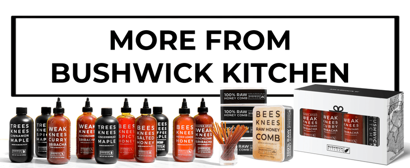 Gochujang Srirahca Hot Sauce, Hot Honey, Spicy Maple Syrup - Made in the USA - Gourmet Cooking Gift - Foodies & Grill Lovers Weak Knees Spicy Sampler Gift Set with Spicy Honey, Sriracha & Maple Syrup B0845WWTR5