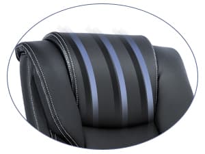 COLAMY Leather Executive Office Chair- High Back Home Computer Desk Chair with Padded Flip-up Arms, Adjustable Tilt Lock, Swivel Rolling Ergonomic Chair for Adult Working Study-Black, Set of 2