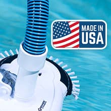 Poolmaster Manual Pool Vacuum Hose, 35 Ft x 1-1/2” for Inground & Above Ground Pools, Not for Automatic Cleaners, Kink-Free, Heavy Duty Pool Cleaner Hose with Swivel Cuff – Made in USA