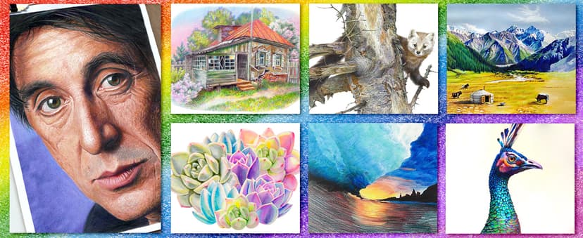 Stocking Stuffers, Art Supplies, 12 Rainbow Colored Pencils, Teen Girl Gifts Trendy Stuff, Art Supplies for Kids 9-12, Gifts for 5-12 Year Old Girl, Arts and Crafts for Kids Ages 8-12