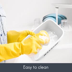 Butter Dish with Lid, Home Decor, Large Butter Dish for Countertop Ceramic Butter Keeper Container with Knife and High-Quality Silicone Sealing Butter Dish Good Kitchen Gift White