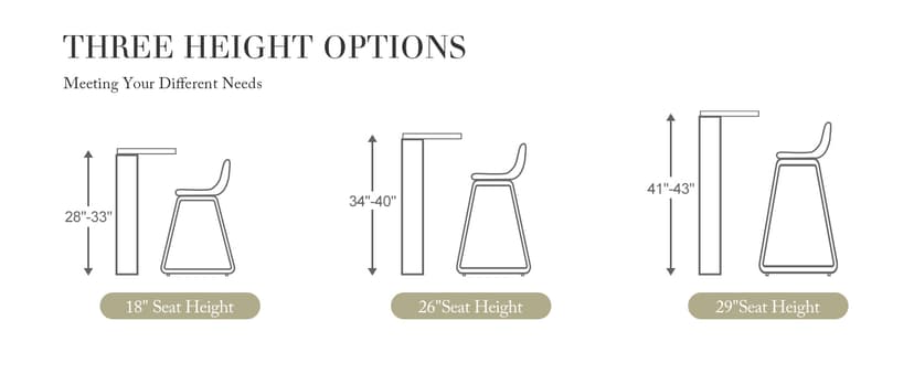 DUMOS 26 Inch Counter Height Bar Stools Set of 4, Modern Faux Leather High Barstools with Back and Metal Leg, Upholstered Bar Chairs for Kitchen Island, Brown