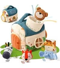 Youuys Baby Tissue Box Toy for Babies 6-12 Months, Montessori Sensory Toys for 1 Year Old Boy, Infant Toy with Crinkle Tissues & Fine Motor, for 6 9 12 18 Months Old Kids 1st Birthday B0DB454GQM