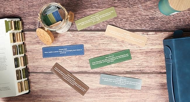 BLIEVE BLIEVE- Bible Verse Jar, Read Me When Bible Verses Jar For Daily Encouragement, Inspirational Prayer & Reflection, Christian Gifts For Women and Men, Religious Graduation Gifts (Men)