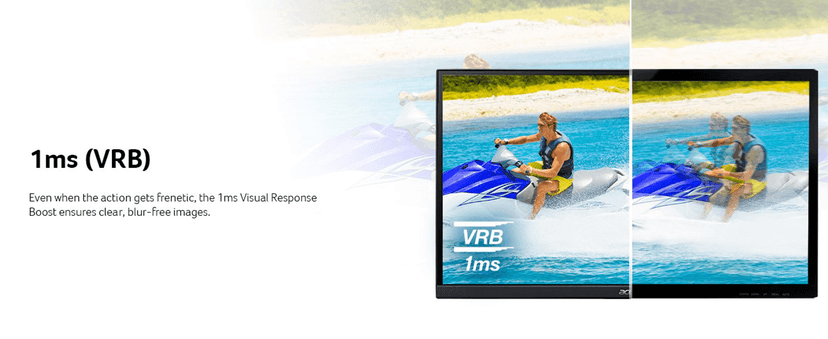 acer 27 Inch Monitor- KB272-27 Inch FHD IPS (1920 x 1080) Display, Up to 120Hz Refresh Rate, 99% sRGB, Tilt, Adaptive-Sync Support (FreeSync Compatible) 1ms (VRB), HDMI & VGA Ports