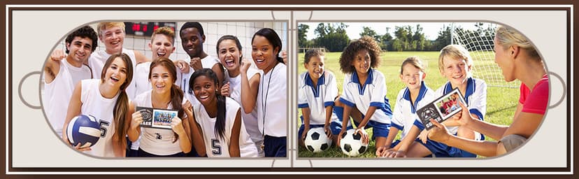 Sumind Sport Graduation Coach Picture Frame Football Softball Baseball Soccer Basketball Volleyball Graduation Photo Frame Thank You Coach Gift 4" x 6"(Basketball)