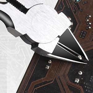 Ultra Sharp | Longer Cutting Edge | Powerful Pliers | Ideal for Cables, Wires, Zip Ties, Electrical & Most Cut Needs MONVICT 2 Pack 6 inch Wire Cutters Precision Flush Side Cutters B0B461286T