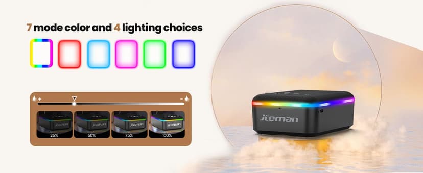 JTEMAN Gifts for Men Women,Cell Phone Stand with Bluetooth Speaker,LED Light,and Lanyard,Cool Tech Gadgets,Unique Birthday Gifts for Men Husband Mom Dad