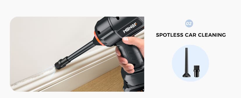 Car Vacuum Portable Cordless,35000PA High Power Suction & Blower, Cordless Handheld Vacuum Cleaner for Car, Home, Office, Pet(Stellar Black)