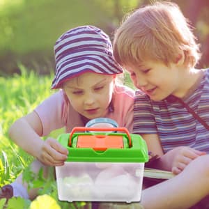 PLAY Bug Catcher Kit,Outdoor Toys for Kids Ages 4-8 8-12,Bug Catcher Vacuum with Critter Habitat Case,Butterfly net,Magnifying Glass,Toddler Outside Toys for 3 4 5 6 7 8+ Year Old Boys Birthday Gift