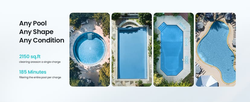 (2026 Upgrade) AIPER Scuba X1 Cordless Robotic Pool Cleaner with Micromesh Ultra-Fine Filter, Include Wireless Charging Dock, Cross Pattern Smart Navigation, Horizontal Waterline Scrubbing