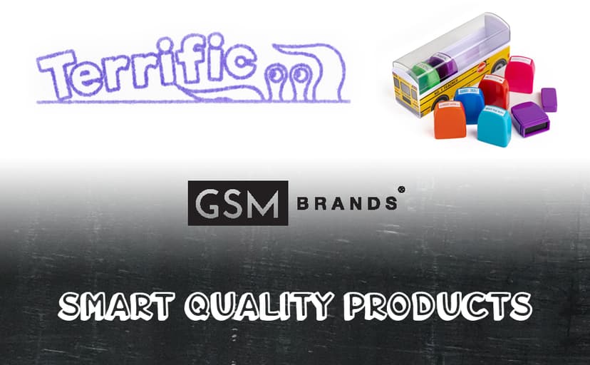 Teacher Stamps - Self Inking Motivational Encouraging and Colorful Set for School Classroom and Homeschool Setting (Set of 8)