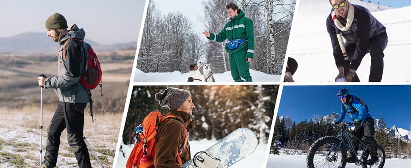 Hanani Mens Snow Boots Waterproof Winter Boots for Men Fur Lined Warm Ankle Boots Zipper Closure Slip on Outdoor Boot Comfortable Walking Shoes