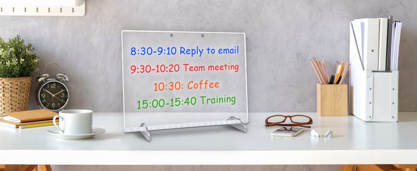 LED Note Board with Colors, 13.7"X10" 4 Modes & 7 Colors Acrylic Dry Erase Board with Light, Include Adapter, Hanging Chain, Led Drawing Board for Kids with Stand, 7 Markers, Spray Bottle