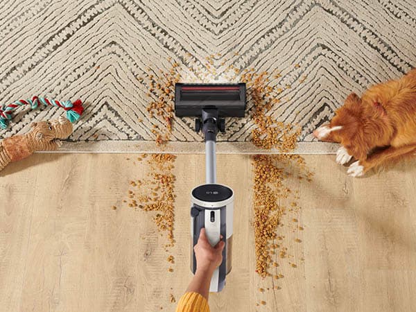 LG Cordzero Q3 Cordless Stick Vacuum Cleaner with Auto Multi-Surface Detect Dual Floor Max Lite Nozzle, Beige Color