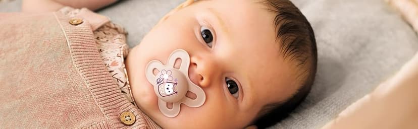 MAM Original Matte Baby Pacifiers, Binky for Boys 0-6 Months, BPA-Free Silicone Nipple, Easy to Clean, Best for Newborn Babies, Developed with Medical Experts, 2 Count Binkies with Sterilizer Case