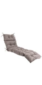 QILLOWAY Outdoor Rocking Chair Cushion 43.4x21 Inch, 100% Polyester Waterproof Patio Rocking Chair Cushion, High Back Weatherproof Chair Pad for Adirondack & Outdoor Furniture, Peacock Blue