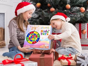 BooTaa 29" Large Dart Board for Kids, Kids Dart Board with Sticky Balls, Boys Toys, Indoor/Sport Outdoor Fun Party Play Game Toys, Birthday Gifts for 3 4 5 6 7 8 9 10 11 12 Year Old Boys Girls