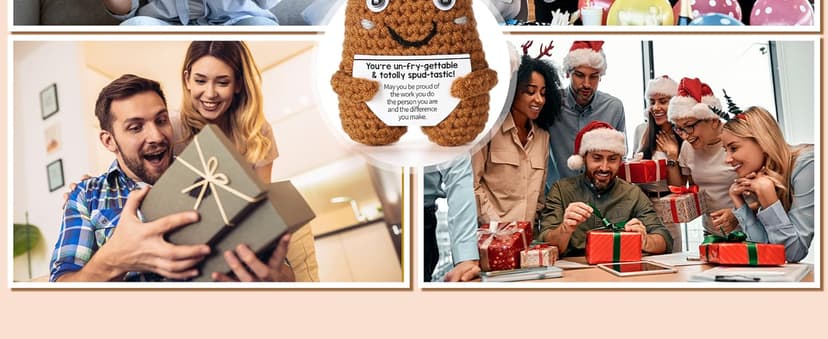 I Love You Gifts, Romantic & Naughty Crochet Potato for Him Her, Husband Boyfriend bf Gift from Wife Girlfriend gf, Best for Lover's Birthday, Christmas, Valentine's, Anniversary