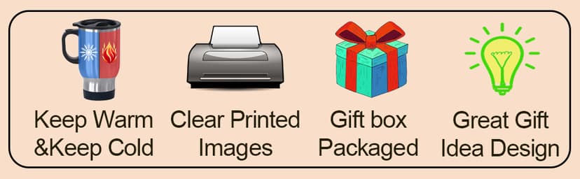 I Smile Because You're My Brother-in-law - Funny Travel Mug 14oz Coffee Mugs Cool Unique Birthday or Christmas Gifts for Brother In Law