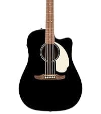 Fender California Debut Redondo Series Acoustic Guitar, Beginner Guitar, 2-Year Warranty, Black