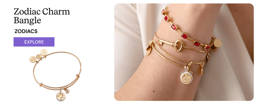 Alex and Ani Godmother Charm Bangle
