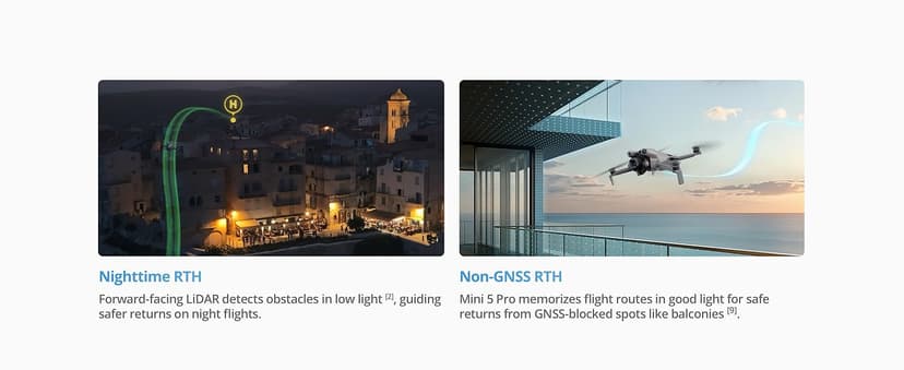 DJI Mini 5 Pro Fly More Combo Plus with DJI RC 2, Drone with Camera, 1-Inch CMOS, 4K Drone for Beginners, Obstacle Sensing, ActiveTrack 360°, 225° Gimbal Rotation, Extended Battery Life