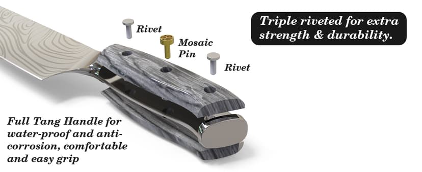 Anniversary Men Gifts for Him Husband, 8 inch Professional German Stainless Steel Chef Knife, Engraved Best Husband Ever Knife Gift, Christmas Anniversary Birthday Gifts for Men Husband