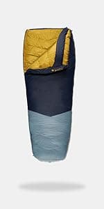 Kelty Cosmic Synthetic Fill 20 Degree Backpacking Sleeping Bag – Compression Straps, Stuff Sack Included