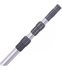 Sepetrel Heavy Duty Pool Vacuum Head with Wheels & Aluminum Handle, Professional Weighted Flexible Vacuum Head