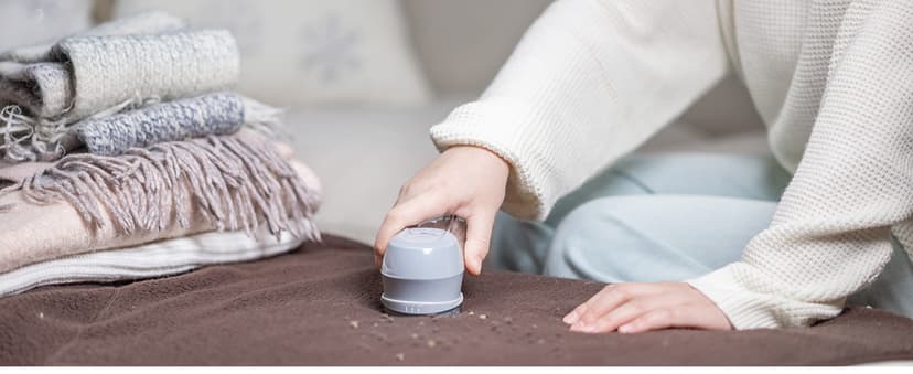 Bymore Fabric Shaver Lint Shaver for Clothes, Dual Power Lint Remover with Battery or Corded Use, Portable Sweater Shaver for Clothing, Furniture & Travel