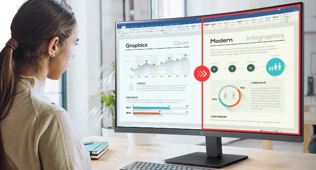 LG 32MR50C-B Curved Monitor 32-Inch FHD 100Hz AMD FreeSync OnScreen Control Dynamic Action Sync Black Stabilizer Tilt Stand (HDMI) - Black