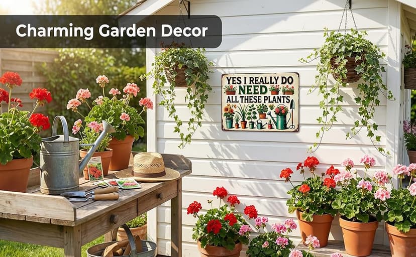 Bestylez Garden Gifts I Really Need All These Plants Vintage Gardening Signs for Home Garden Greenhouse Living Room Bedroom Yard Outdoor Decor 8X12 Inch (3362) B0F246BKWY