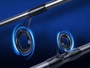 HANDING Pioneer Bass Fishing Rod Versatile Spinning & Casting Rod with Medium Power Moderate Fast Action EVA Handle for Largemouth Smallmouth Walleye