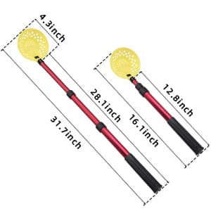 DECOHS Adjustable Ice Fishing Skimmer Scoop-Winter Ice Fishing Scooper with Long Handle-Ice Fishing Gear for Scooping out Ice While Fishing