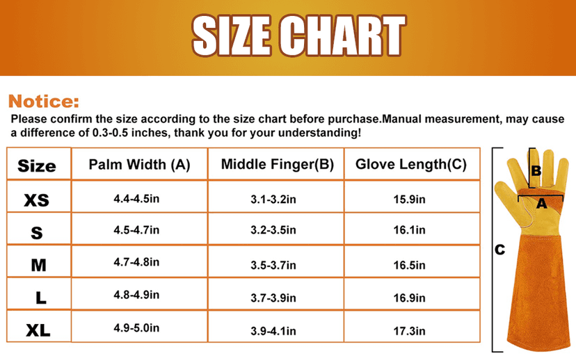 Long Gardening-Gloves Women/Men-Thorn proof Rose Pruning Heavy Duty Gauntlet, Best Garden Gifts for Gardener-L