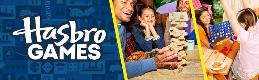 Hasbro Grab and Go! Bundle (4 Pack), Kids Travel Board Games, Battleship, Connect 4, Guess Who?, Hungry Hungry Hippos Games, 2 Players, Easter Gift for Kids, Ages 7+