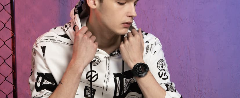 Gosasa Men's Outdoor Sports Multifunction Solar Power LED Digital Watches 50M Water Resistant