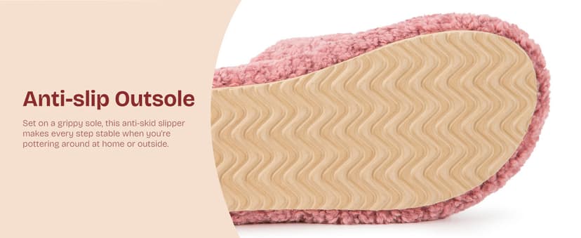 Machine-washable, Gifts, Memory Foam, Anti-slip Sole, Lightweight, Indoor and Outdoor, Cozy EverFoams Womens Fuzzy Open-toe Slippers Memory Foam Indoor House Shoes B0CLGNYKFR