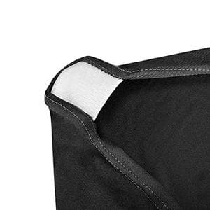 Peomeise Stretch Spandex Folding Chair Cover for Wedding Party Dining Banquet Event (White,12pcs)