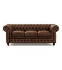Valencia Artisan Full Leather Loveseat Sofa 66” - Pure Full Italian Nappa Leather Couch, Solid Wood Accent, Ultimate Comfort, Cognac Tan