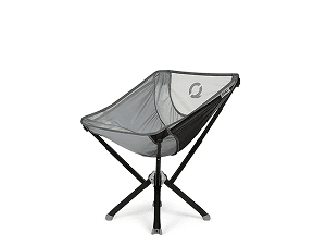 CLIQ ClassiQ 2.0 Camping Chair with Carry Bag - Portable Folding Chair & Bag for Outdoors - Reinforced 400 lb Capacity - Quick-Setup Travel Chair for Camping, Beach & Hiking - Ultimate Grey